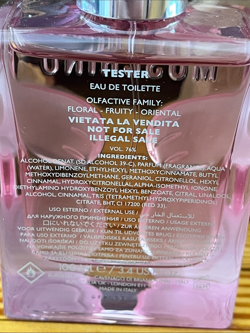 Moschino Pink Teddy Bear Toy 2 Bubble Gum Perfume -100 mL - Picture 4 of 6